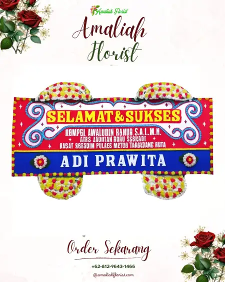 Papan Bunga Ucapan Selamat Sojokerto